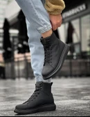 Knack Yüksek Taban Ayakkabı B-080 Siyah (Siyah Taban) thumbnail 1