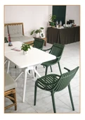 Yerli Üretim Katlanır Kare Masa 70x70 Kafe, Bahçe, Restoran ve Oteller İçin İdeal - 2