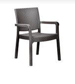 Troya 2 Kişilik Plastik Masa Sandalye Takımı Bahçe, Balkon ve Kafe İçin İdeal thumbnail 2