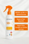 Optiderm Güneş Koruyucu Çocuk Spreyi 200 ml | Hipoalerjenik, Paraben ve Parfüm İçermez - 1