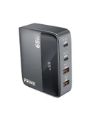 65W GAN 3A 4 Portlu 1,5 Metre Uzatma Kablolu USB + Type-C Çoklayıcı Masaüstü Şarj Cihazı thumbnail 4