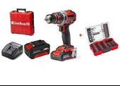 Einhell Professional TP-CD 18/50 Li-i BL ( 2Ah + 4Ah ) Akülü Darbeli Vidalama + Einhell Vidalama Uç Seti 42 parça M-CASE Kutu - 1