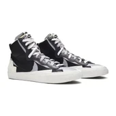 Nike Blazer Mid x Sacai Black Wolf Grey - 4