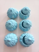 Mini Balkabağı 6'lı Nazar Boncuklu Dekoratif Obje - 4