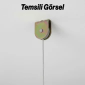 Bayrak Makarası Vidalı Dış Mekan Paslanmaz Çelik Dayanıklı Türk Bayrağı İpi Tutucu Aparat Sistem thumbnail 5