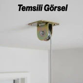 Bayrak Makarası Tablalı Paslanmaz Çelik Dayanıklı Halat Sistemli Kolay Kurulum Bayrak Askı Makinası thumbnail 3