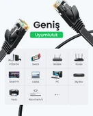 UGREEN CAT6 Flat Ethernet Kablosu, 3 Metre, Siyah, 50175 thumbnail 7