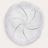 El Örgüsü Banyo Lifi - %100 El Yapımı, Doğal, Uzun Ömürlü - 2