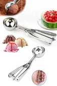 Paslanmaz Çelik Sarımsak Ezici, Dondurma Kaşığı, Çırpıcı ve Patates Ezici thumbnail 3