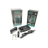 pilelistore Sakal-Vücut Sıfır Sakal Yanak Şarjlı Islak ve Kuru Tıraş Makinesi V-390 - 1