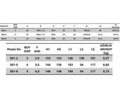 505-6 Tabansız İtme Çekme Bağlantı Elemanı 23833 - 2