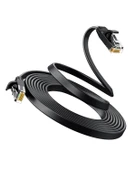 UGREEN CAT6 Flat Ethernet Kablosu, 3 Metre, Siyah, 50175 thumbnail 1