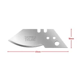 Vip-Tec VT874000-9 18x61mm Convex Trapez Maket Bıçağı Yedeği (10 Adet) - 2