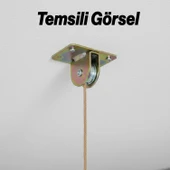 Bayrak Makarası Tablalı Paslanmaz Çelik Dayanıklı Halat Sistemli Kolay Kurulum Bayrak Askı Makinası thumbnail 2