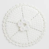 El Örgüsü 3'lü Banyo Lifi - %100 El Yapımı, Doğal, Uzun Ömürlü - 7