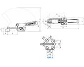 300-3 U Kancalı Yatay Tabanlı Bağlantı Elemanı 23760 - 2