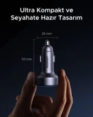 UGREEN 30W 3 Portlu Araç İçi Şarj Cihazı Çakmaklık Adaptörü, 45843 thumbnail 8