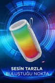 Torima KTS-1953 Beyaz Taşınabilir Bluetooth Hoparlör thumbnail 3