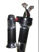 E-BİKE GAZ KOLU 875 KOMPLE 3 VİTES ALİMİNYUM ELCİKLİ GRİ thumbnail 3