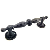 pilelistore Antika Tarz Dekoratif Pirinç Sütun Çekme Kapı Kolu - 219x49 mm, Oksit - 1