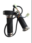 E-Bike Vitesli Gaz Kolu 232 Yeşil Düğme 3 Işık thumbnail 1