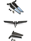 Alkan MB H2 Kanat Ayna Küçük Normal gidon bağlantılı model thumbnail 2