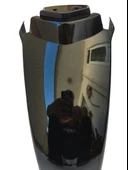 E-Bike Ön Çamurluk Geniş Midilli Ön Çamurluk Siyah thumbnail 2