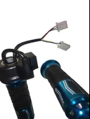 E-BİKE GAZ KOLU 875 KOMPLE 3 VİTES ALİMİNYUM ELCİKLİ MAVİ thumbnail 2