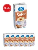 Sek Salep 1 Litre x 12 Adet Gerçek Sütle Hazırlanmış Yoğun Kıvamlı Sıcak İçecek thumbnail 1