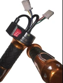 E-BİKE GAZ KOLU 875 KOMPLE 3 VİTES ALİMİNYUM ELCİKLİ SARI thumbnail 2