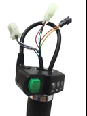 E-Bike Vitesli Gaz Kolu 232 Yeşil Düğme 3 Işık thumbnail 3