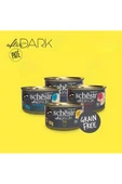 Schesir After Dark Tavuk & BıldırcınYumurtası & Sığı r& Ördek Et Suyunda PateYetişkin Kedi Konservesi Çeşit Paketi 12x80g Skt: 02/2027 thumbnail 3