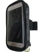 Siyah Su Geçirmez Kol Bağlantılı Lastikli Ayarlı Telefon Tutucu thumbnail 1