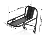 Bisiklet Ön Raf Alüminyum Alaşımlı Dağ Bisikleti Kargo Bagaj Taşıyıcı Raf Bisiklet Ön Portbagaj thumbnail 1