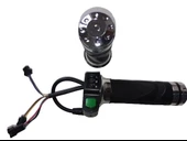 E-Bike Vitesli Gaz Kolu 211 Yeşil Düğme 3 Işık thumbnail 3