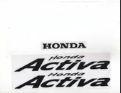 STİCKER SETİ SİYAH ACTIVA 100 YAZISI - 1