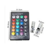 12 Led Rgb T10 Kumandalı Çakarlı Park Ampülü Carub thumbnail 2
