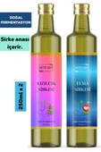Antik Şifa Elma Sirkesi ve Kızılcık Sirkesi ( 250 ml + 250 ml ) - Doğal Fermente thumbnail 1
