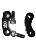 Pcx Ayna Genişletme Motosiklet Ayna Uzatma Aparatı Metal Siyah thumbnail 2