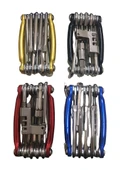 Alyan anahtarlı çakı şeklinde anahtar takımı zincir sökme aparatlı Kırmızı thumbnail 2