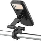 Carub Portatif Universal Motosiklet Bisiklet Su Geçirmez Telefon Tutucu thumbnail 4