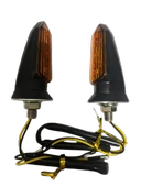 Carub Motosiklet Sinyal Lamba Üniversal 12V Sarı Cam Sarı Led 2'Li - 1
