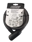 BİSİKLET ÇELİK HALAT KİLİT 15x1500 SİYAH A+++KALİTE KİLİT 1,5 MT thumbnail 2