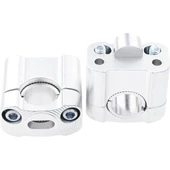 430 2 Parça Motosiklet Gidon Yükselticil 22 mm. 28 mm Nikel Takım thumbnail 1