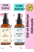 Antik Şifa Gül Suyu Ve Biberiye Suyu Seti -seyreltilmemiş, Doğal Hidrosolü Seti (2X100ML) thumbnail 1