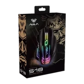 Aula S18 6400 DPI 1000Hz Siyah Kablolu Gaming Mouse - 5