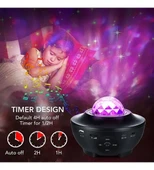Monalisa Home  Bluetooth Hoparlörlü Galaksi Işık Projektörü Yatak Odası için Gece Lambası thumbnail 4