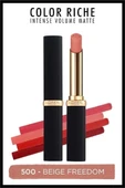 Loreal Paris Color Riche Colors Of Worth Intense Volume Matte Ruj - 500 Beige Freedom thumbnail 1