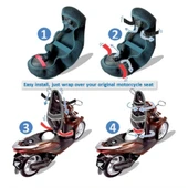 Pcx 125 3d Sele Kılıfı Fileli Monero İTHAL thumbnail 3