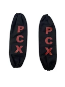 HONDA PCX AMARTİSÖR ÇORABI SİYAH KIRMIZI %100 YERLİ ÜRÜN thumbnail 1